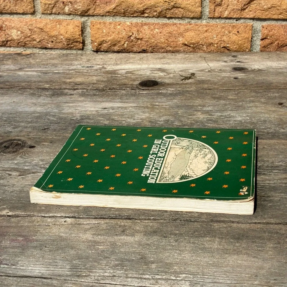 Girl Scouts Outdoor Education In Girl Scouting Book 1984 Vintage Camping Manual